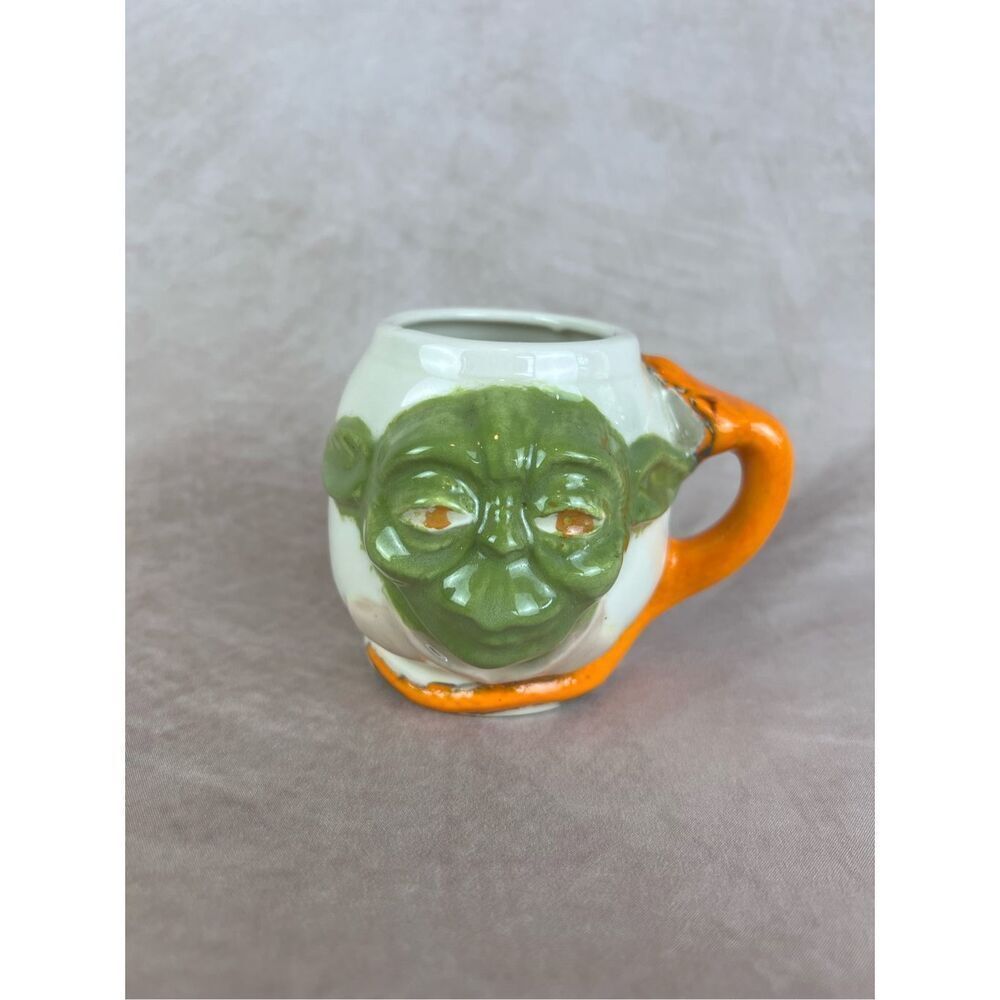 Vintage Ceramic Yoda Mug Star Wars